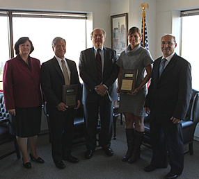 
Special Inspector General John F. Sopko, center, with the CIGIE award winners from SIGAR