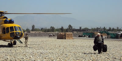 SIGAR employees travel throughout Afghanistan to complete their mission.